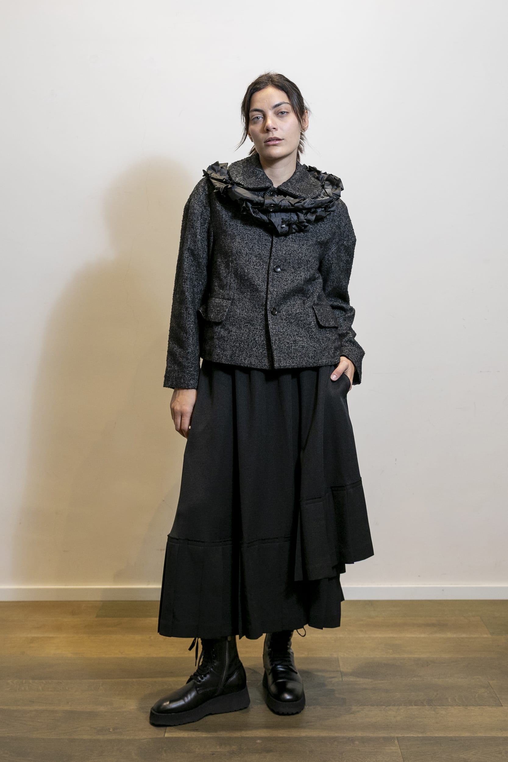 36 COMME DES GARCONS - Giacca collo rotondo FRONTE