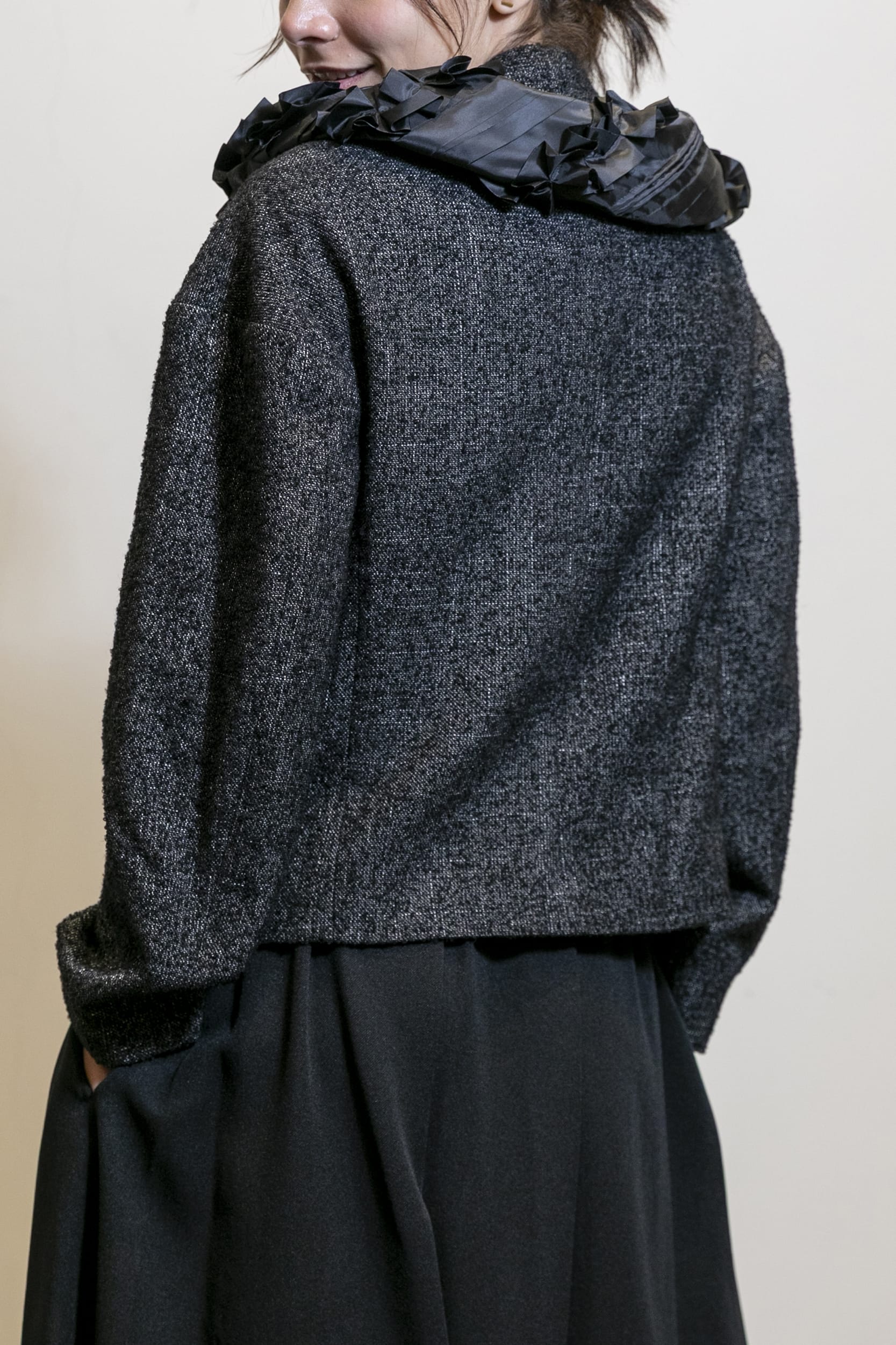 38 COMME DES GARCONS - Giacca collo rotondo RETRO